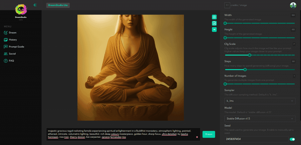 Top 10 Best AI Image Generators for Advertising 5 DreamStudio