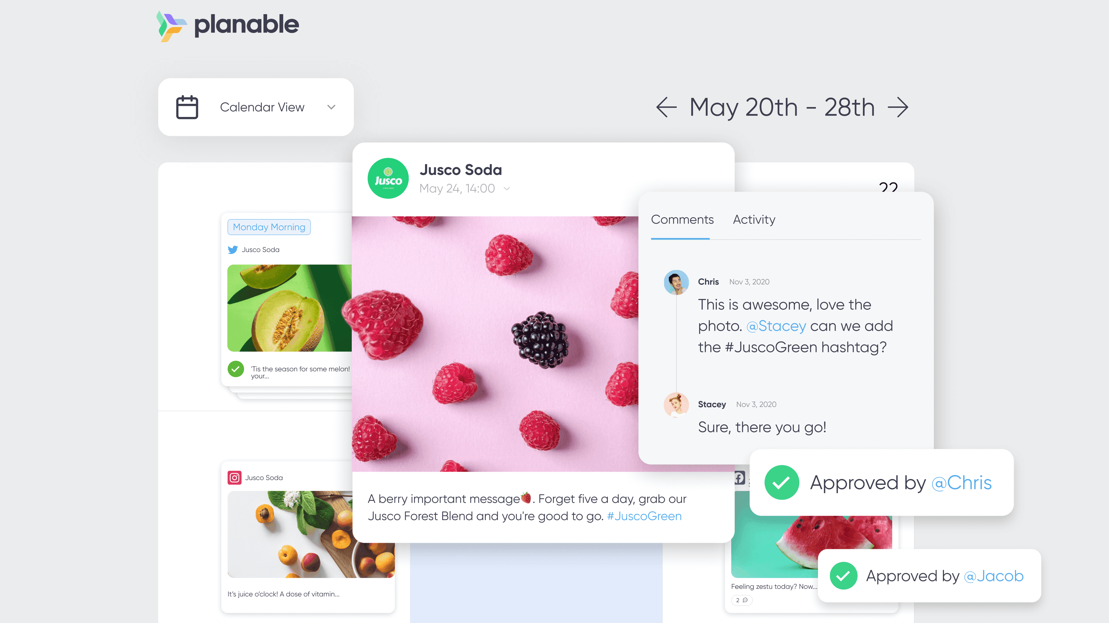 Top 10 AI Tools for Social Media Scheduling to Save Time 4 Planable edited