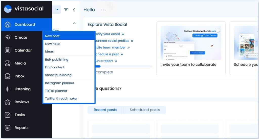 Vista Social Review 2025: A Detailed Overview of Its Features 3 User Interface of Vista Social
