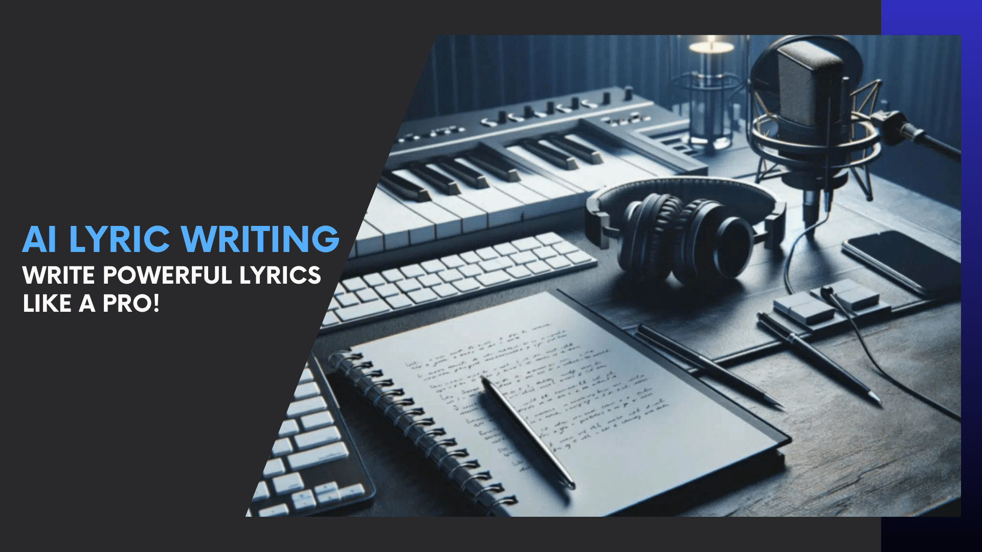 You are currently viewing AI Lyric Writing: Write Powerful Lyrics Like a Pro!