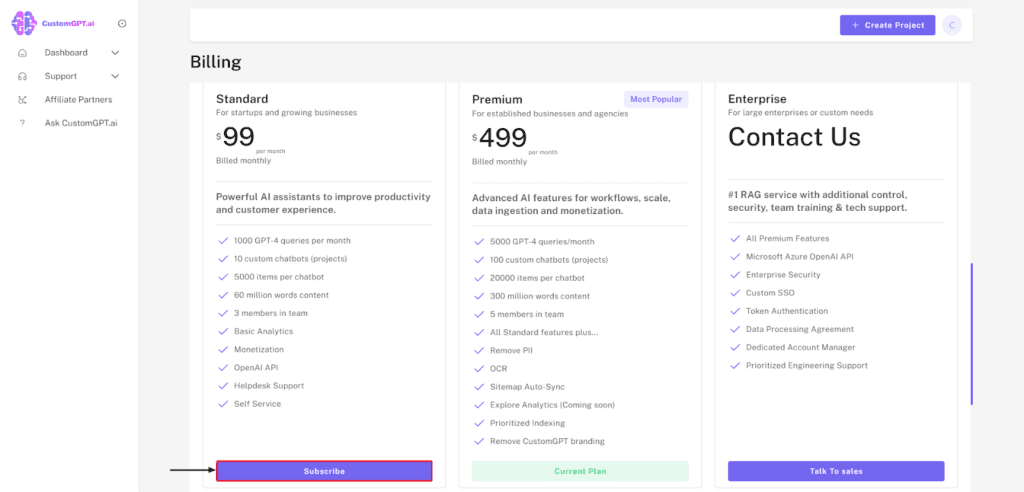 CustomGPT Review: Don’t Buy Any AI Chatbot Until You Read This! 4 CustomGPT Pricing