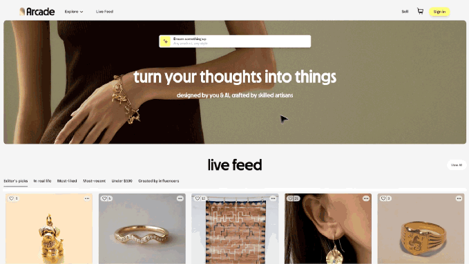 Arcade Expands From Jewelry to Home Goods with New “Match My Room” Feature 2 Match My Room