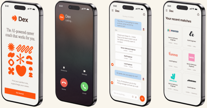 Dex Raises $3.1M to Build AI-Powered Talent Agent 2 The Dex app
