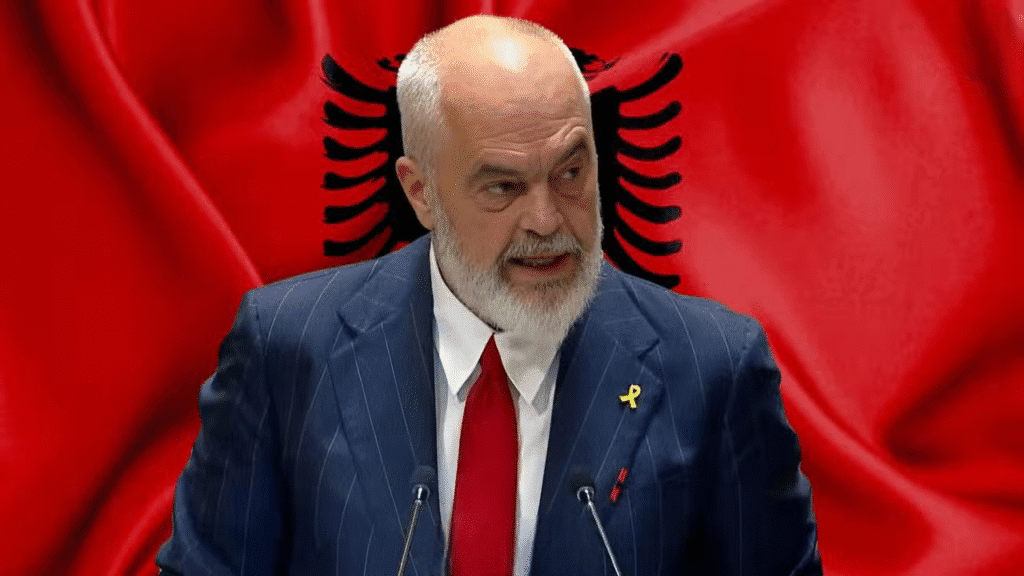 Albanias Prime Minister Edi Rama