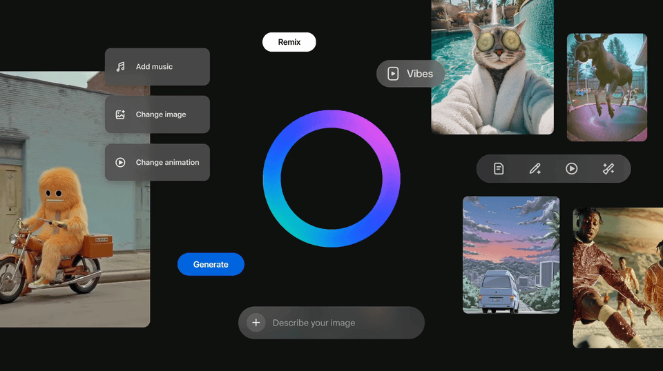 Read more about the article Meta AI App Sees Explosive Growth Following ‘Vibes’ AI Video Feed Launch
