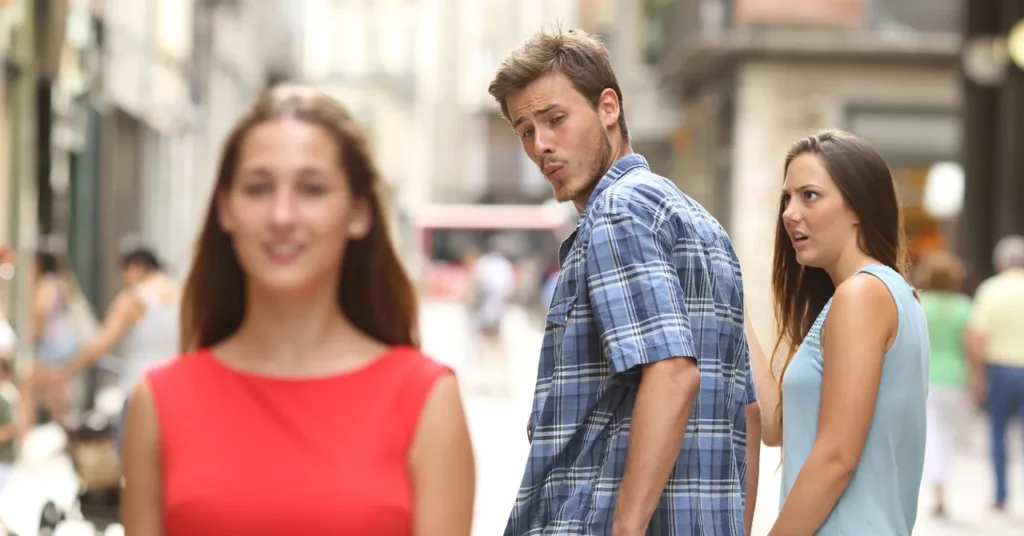 2. Distracted Boyfriend 2017