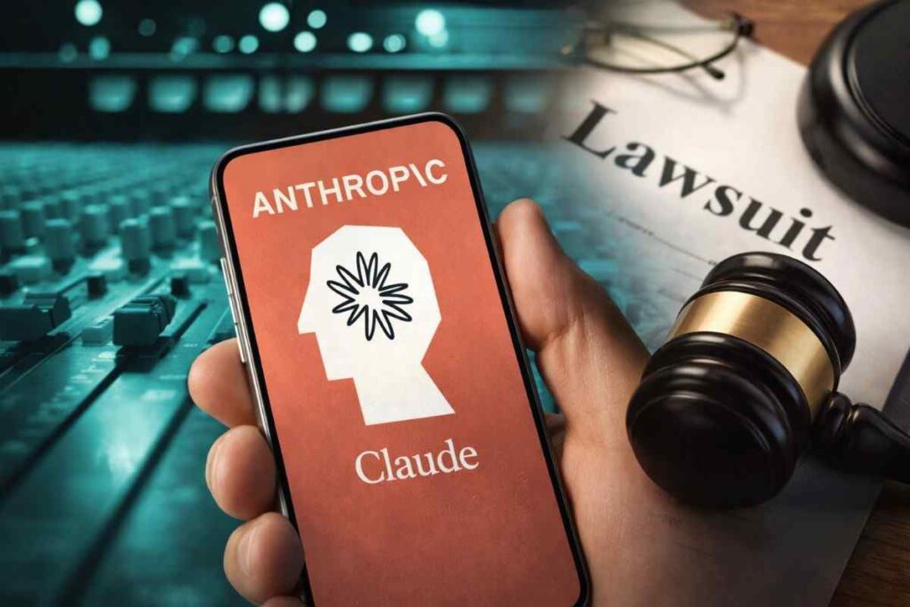 Read more about the article Music Publishers Sue Anthropic for $3B Over Alleged AI Copyright Piracy