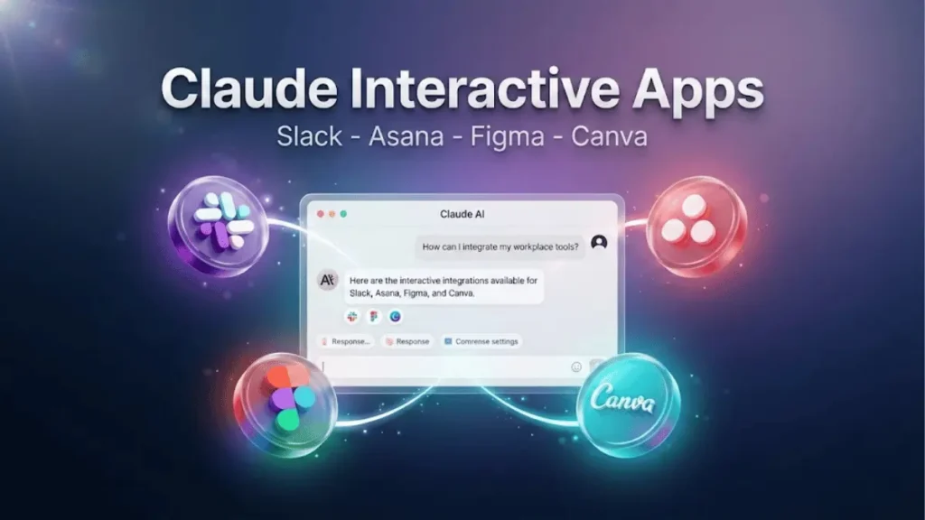 Read more about the article Anthropic Rolls Out Claude Interactive Apps to Bring Slack, Canva, and Figma Inside AI