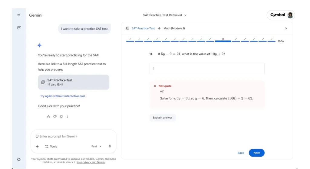 Google Rolls Out Free SAT Practice Exams Powered by Gemini—A Big Win for Students 2 free SAT practice exams