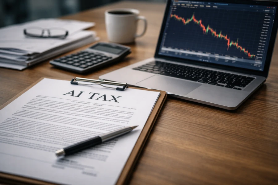 Read more about the article AI Tax Debate Intensifies After Citrini Report Sparks Market Selloff