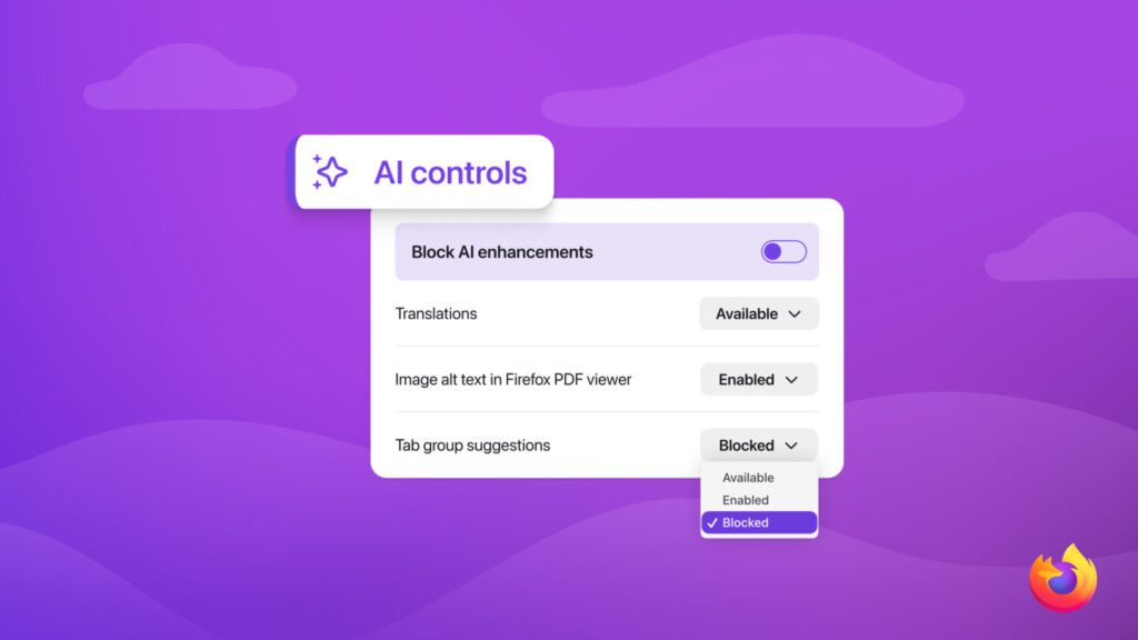 Read more about the article Firefox Block AI Features: Mozilla Adds One-Click Control to Disable Generative AI