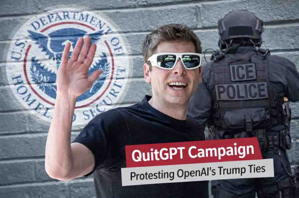 Read more about the article QuitGPT Campaign Gains Momentum as Users Protest OpenAI’s Trump Ties