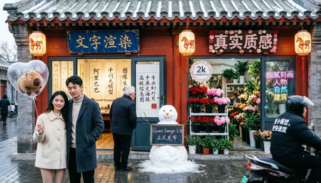 Read more about the article Alibaba Launches Qwen-Image-2.0 to Redefine High-Fidelity AI Image Generation and Editing