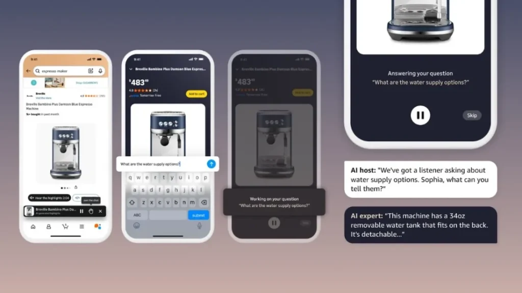 Read more about the article Amazon AI Shopping Feature Adds Real-Time Audio Answers to Product Pages