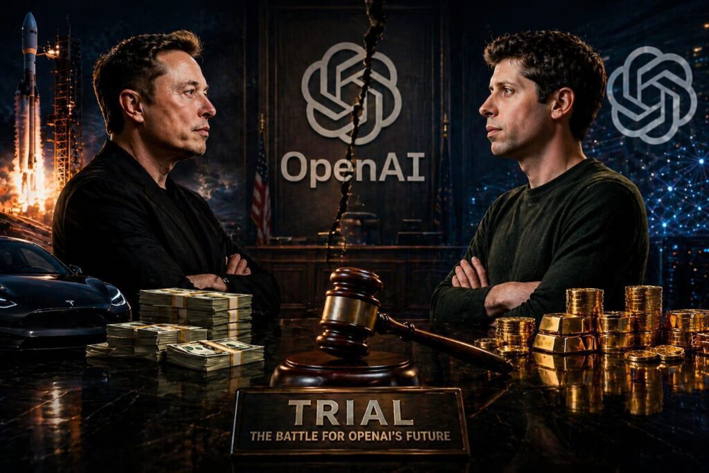 Read more about the article Elon Musk Trial Against Sam Altman Could Expose the Future of OpenAI