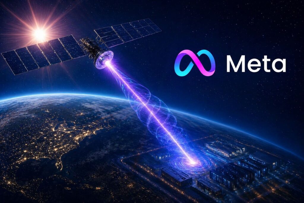 Read more about the article Meta Solar Power at Night Deal Aims to Beam Energy From Space to Data Centers