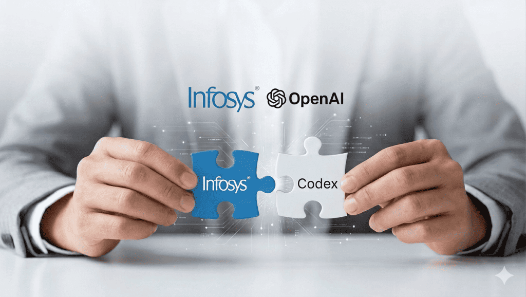 Read more about the article OpenAI Infosys AI Partnership Expands Enterprise Adoption With Codex Integration