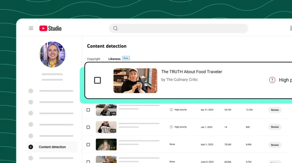 Read more about the article YouTube AI Likeness Detection Expands to Celebrities and Talent Agencies