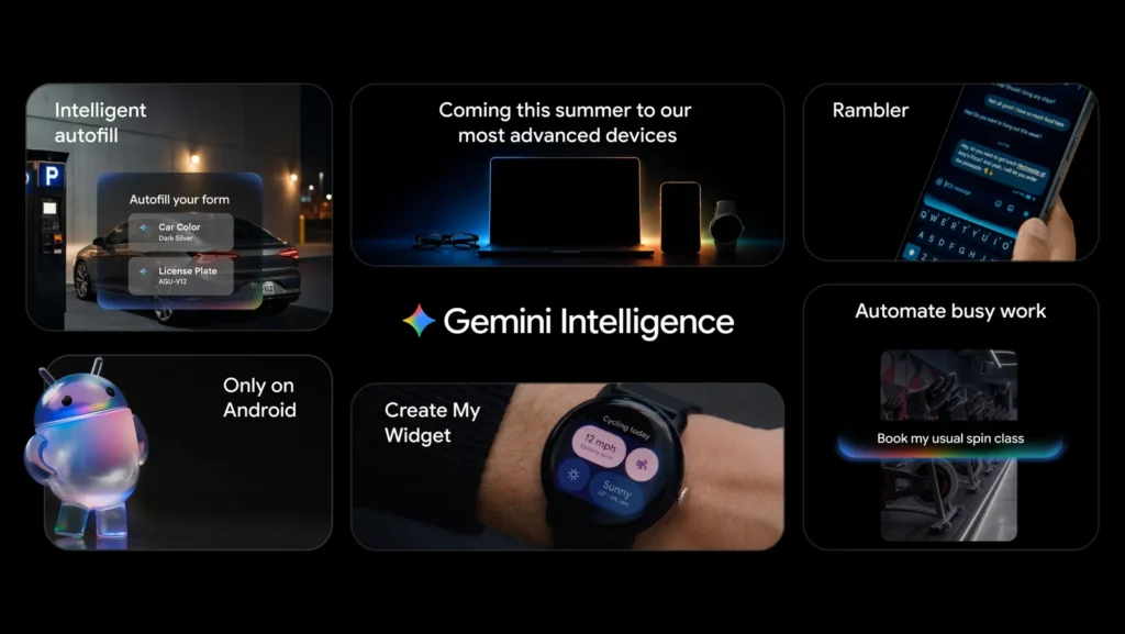 Gemini Intelligence Android Features Bring AI Task Automation and Custom Widget Creation 2 Bento Blog