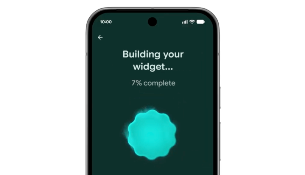 Google Create My Widget
