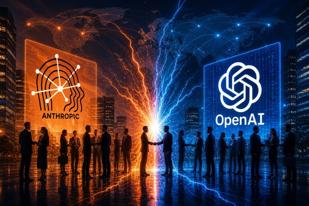 Read more about the article Enterprise AI Joint Ventures Surge as Anthropic and OpenAI Launch Competing Deals
