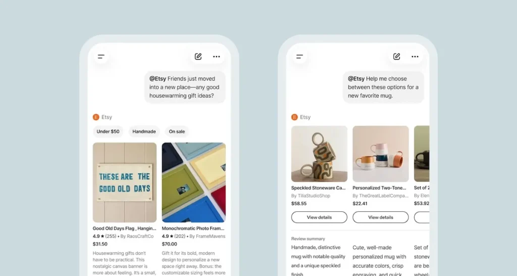 Read more about the article Etsy ChatGPT App Launch Opens New Way to Shop 100M+ Listings