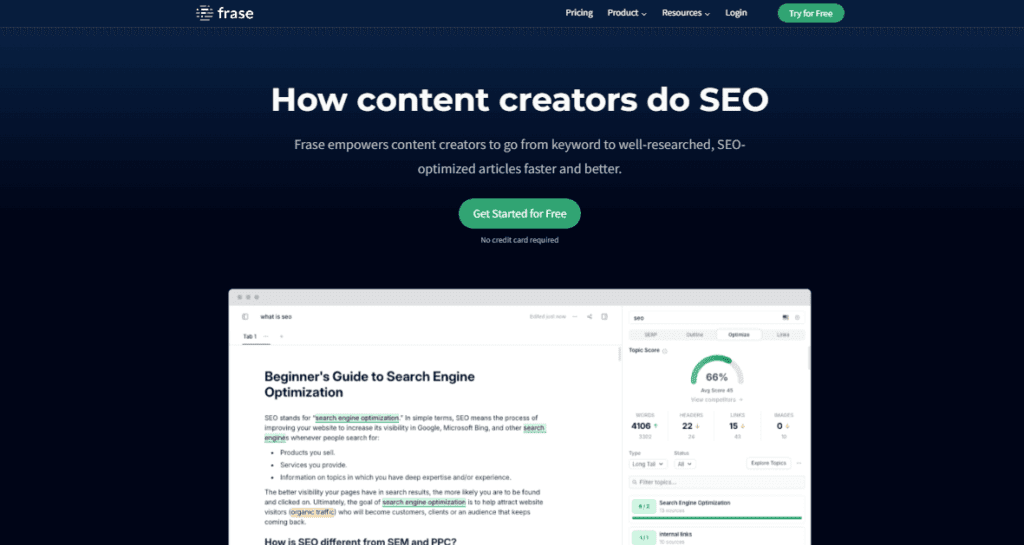Frase Review - How to Use Frase.io For SEO 2 Screenshot 2024 10 21 191009