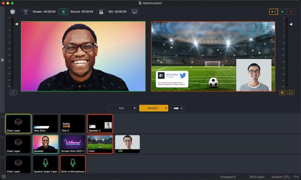 10 Best AI Tools for Live Streaming Production and Broadcasting 5 WirecastUI