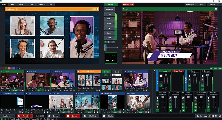 10 Best AI Tools for Live Streaming Production and Broadcasting 3 vMixCallScreenshot large