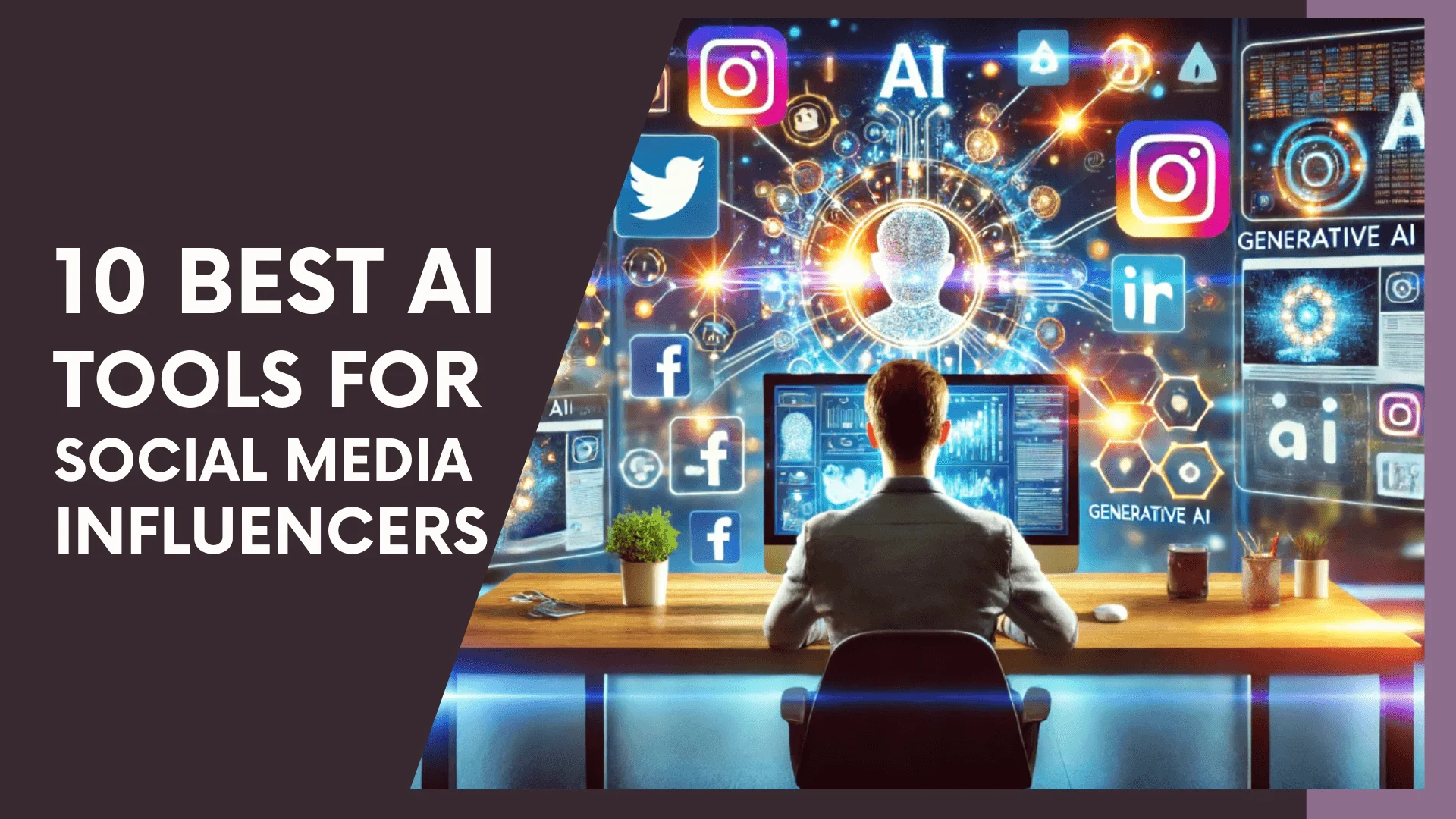 You are currently viewing 10 Best AI Tools for Social Media Influencers to Grow Their Following