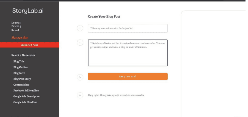 StoryLabAI