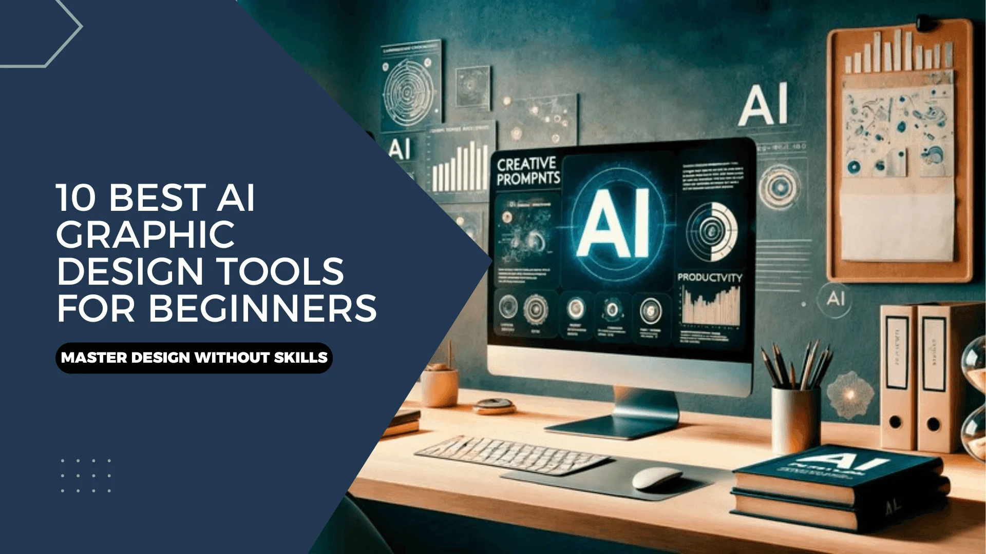 You are currently viewing 10 Best AI Graphic Design Tools for Beginners: Master Design Without Skills