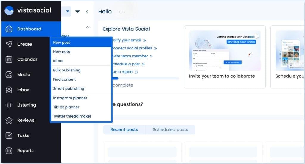 Vista Social Review 2025: A Detailed Overview of Its Features 3 User Interface of Vista Social