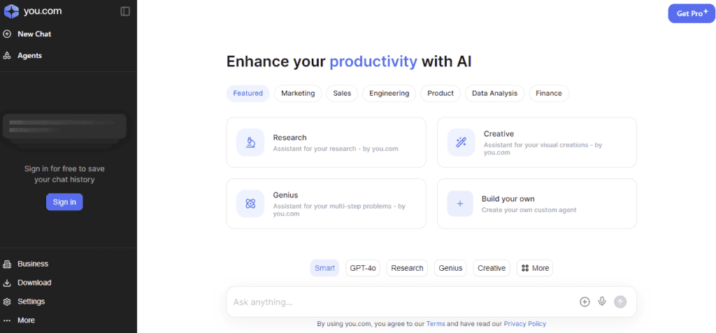 You AI Search Engine