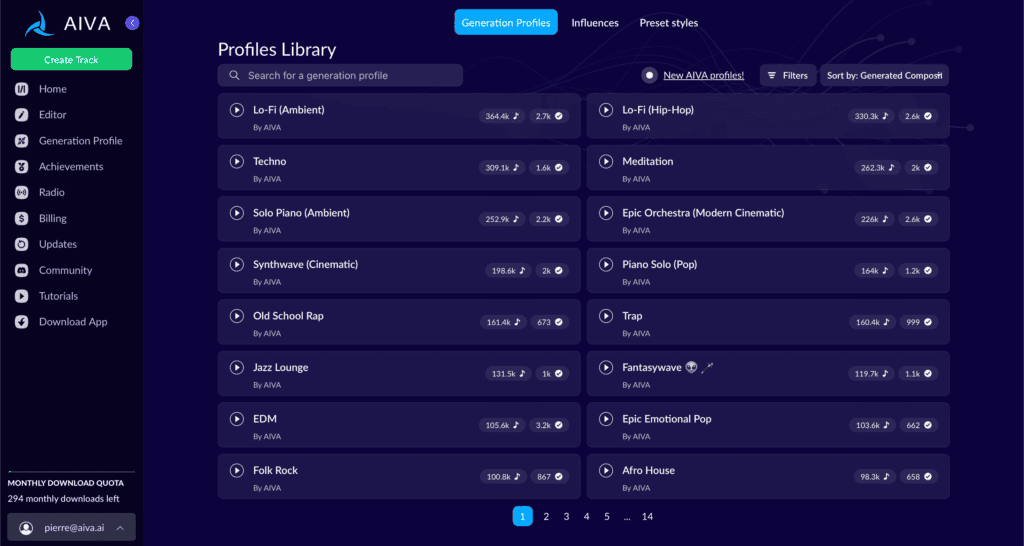 10 Best AI Music Tools That Are Revolutionizing How Hit Songs Are Made 4 aiva