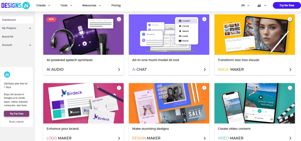 designs ai user interface