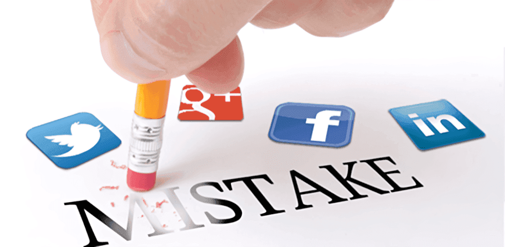 social media mistakes