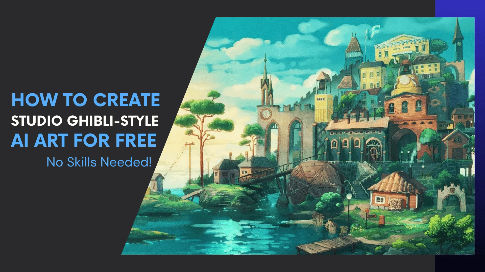 You are currently viewing How to Create Studio Ghibli-Style AI Art for Free – No Skills Needed!