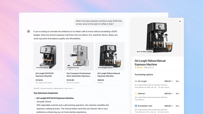 OpenAI adds AI-powered shopping to ChatGPT Search 2 chatGPT search