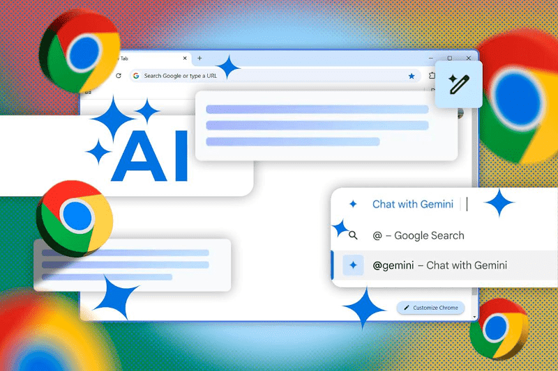 Read more about the article Google Unveils 10 New AI Features in Chrome, Including Gemini Integration