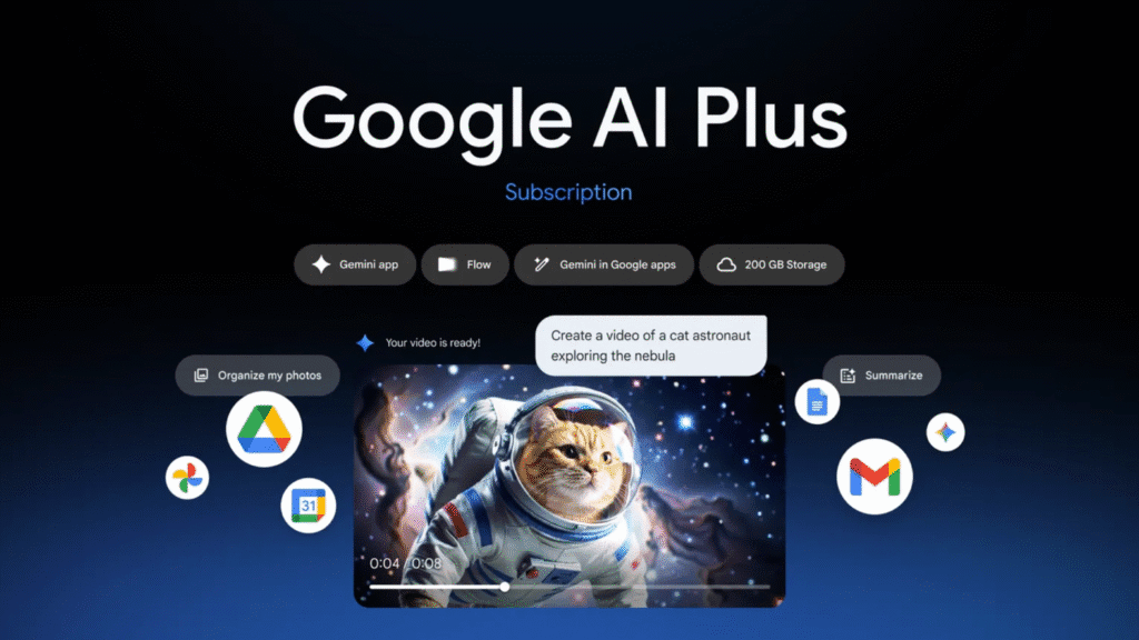 Read more about the article Google AI Plus Plan Available in Over 40 Countries at $5/Month
