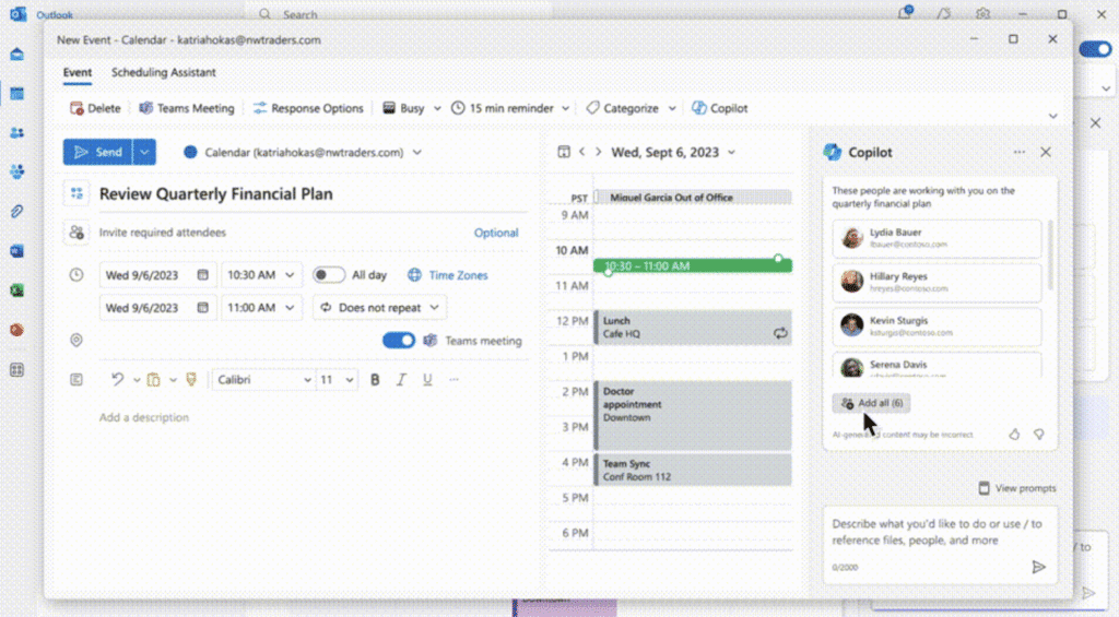 Microsoft Scheduler