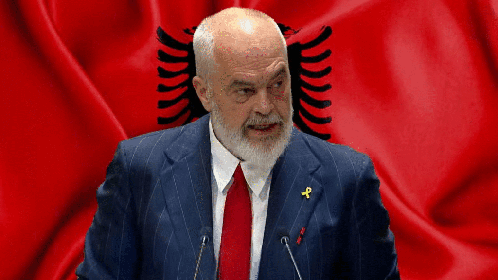 Albanias Prime Minister Edi Rama