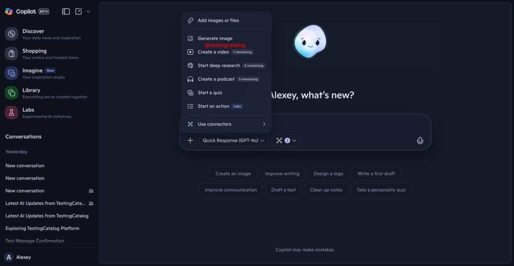 Read more about the article Microsoft Tests Copilot with Sora 2 Video Generation and New AI Shopping Tab