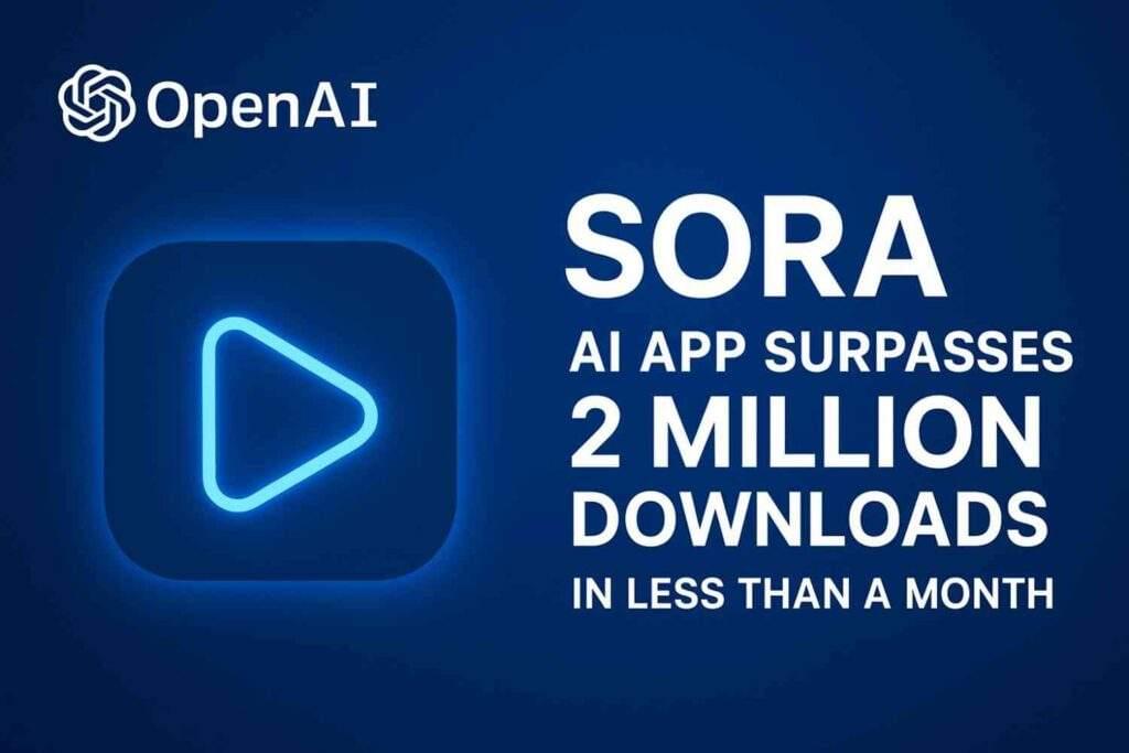 Read more about the article Sora App Downloads Surpass 2 Million in Under a Month — Despite Being Invite-Only